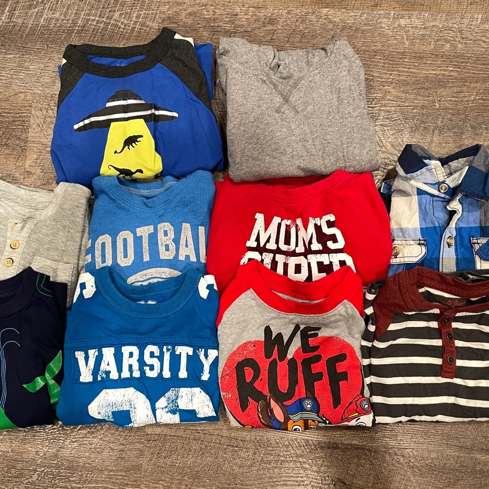 3T long sleeve shirts